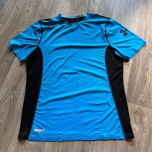 Under Armour Blue and Black Athletic T-Shirt